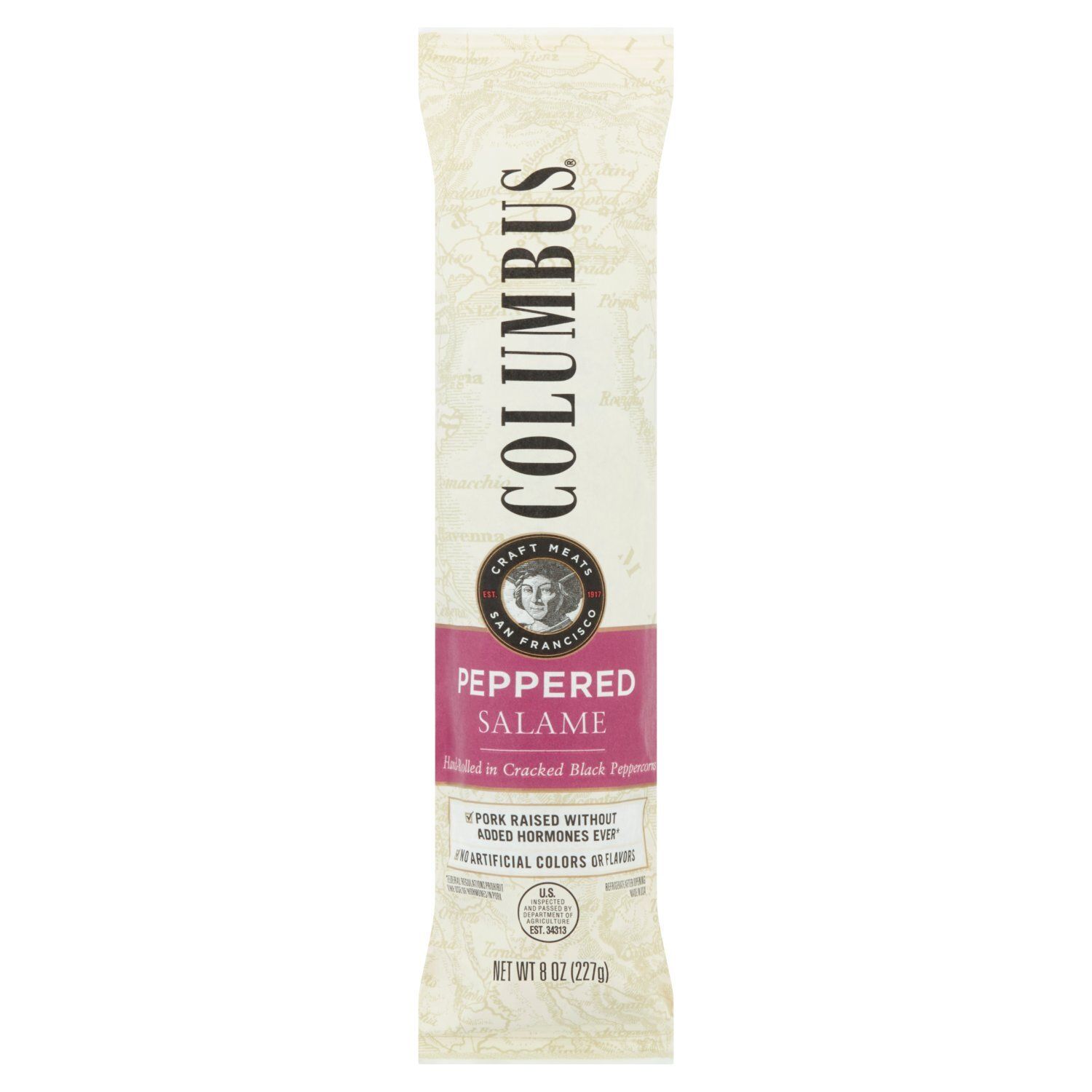 Columbus Peppered Salame, 8 oz