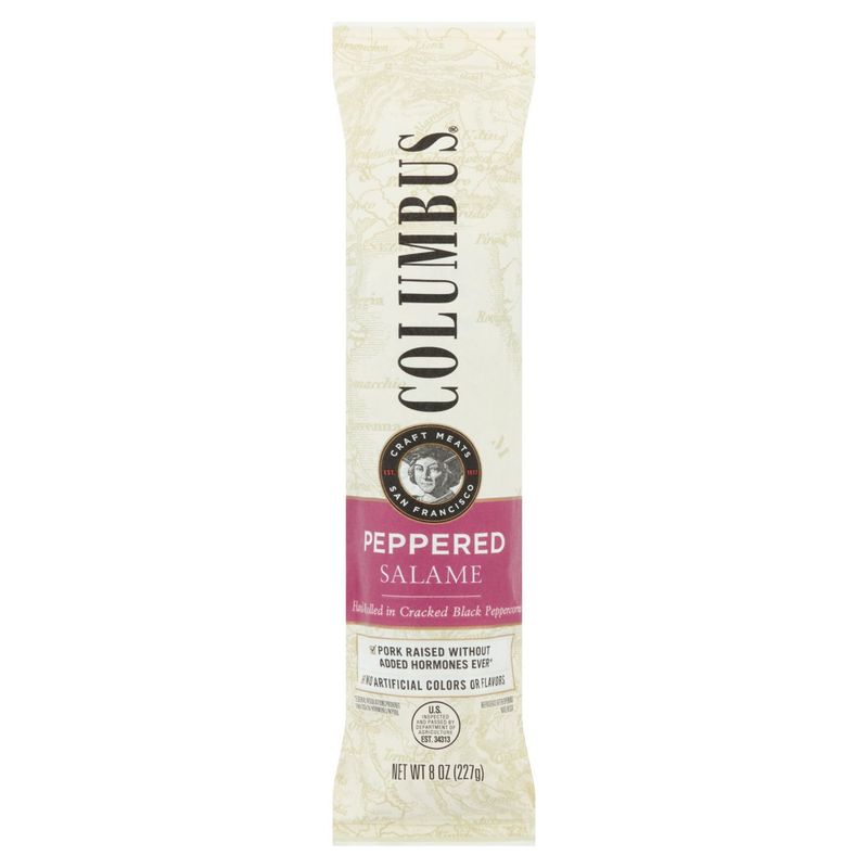 Columbus Peppered Salame, 8 oz