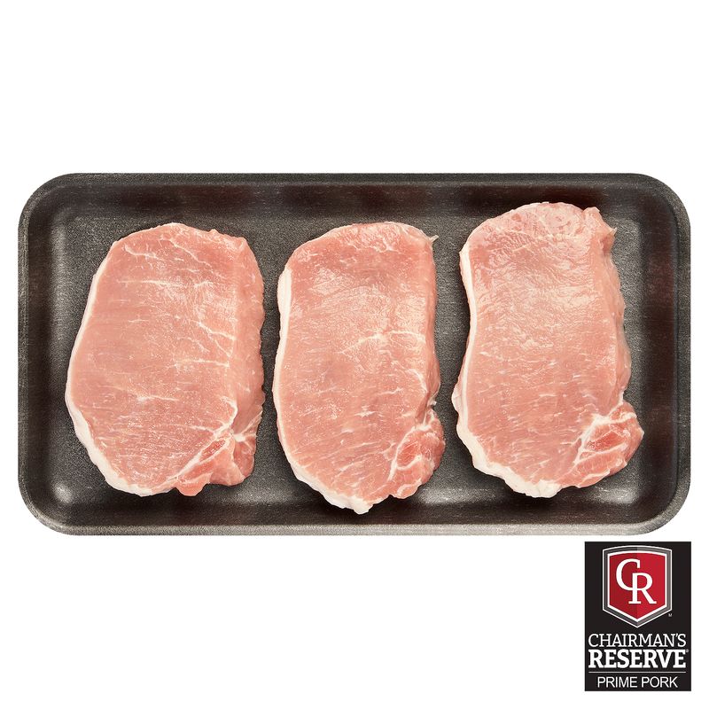 Chairman&#39;s Reserve Center Cut Pork Loin Chops, Boneless, Average Weight 1 lb Pack