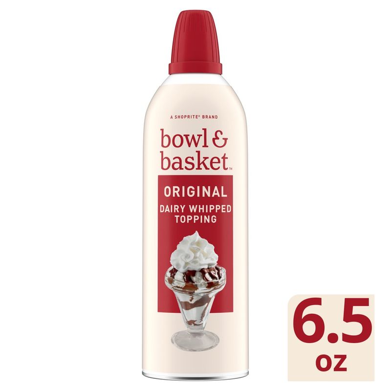Bowl &amp; Basket Original Dairy Whipped Topping, 6.5 oz