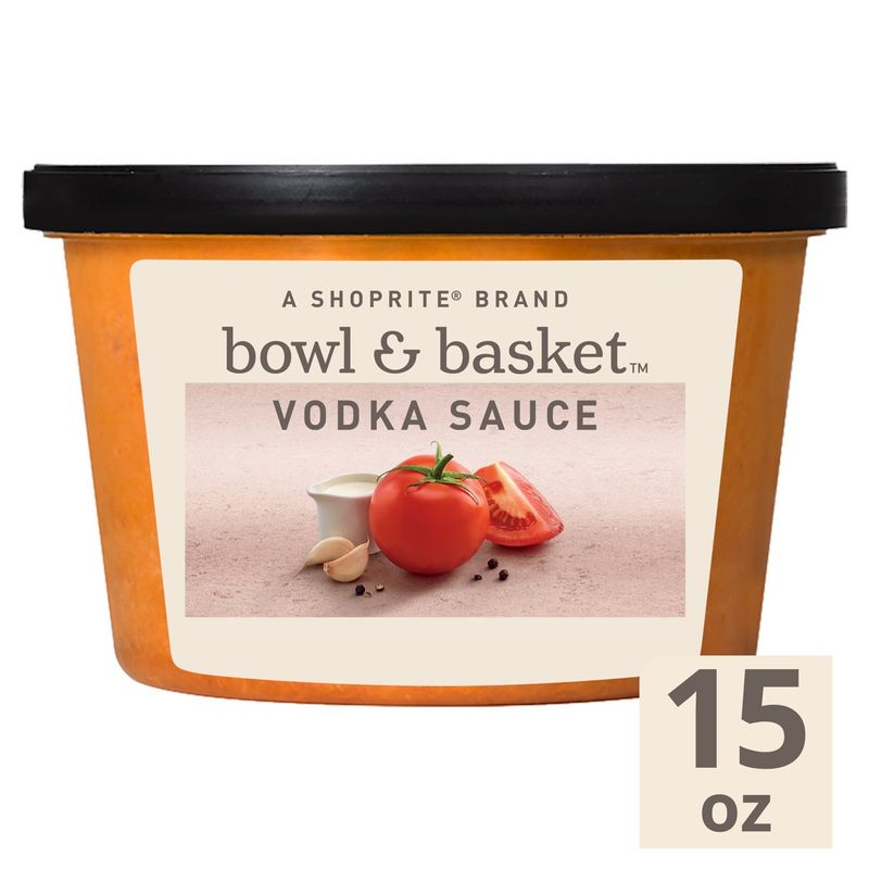 Bowl &amp; Basket Vodka Sauce, 15 oz