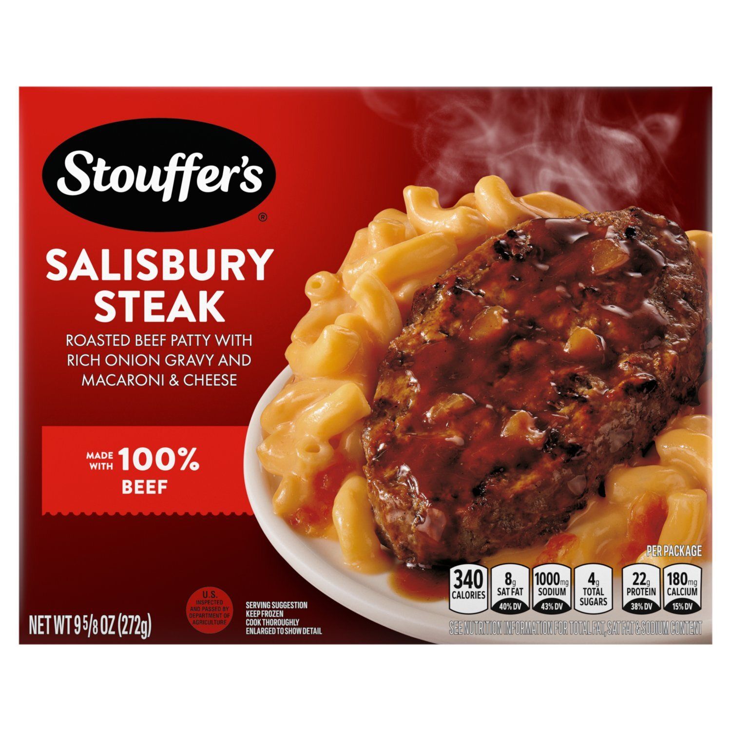 Stouffer&#39;s Salisbury Steak, 9 5/8 oz