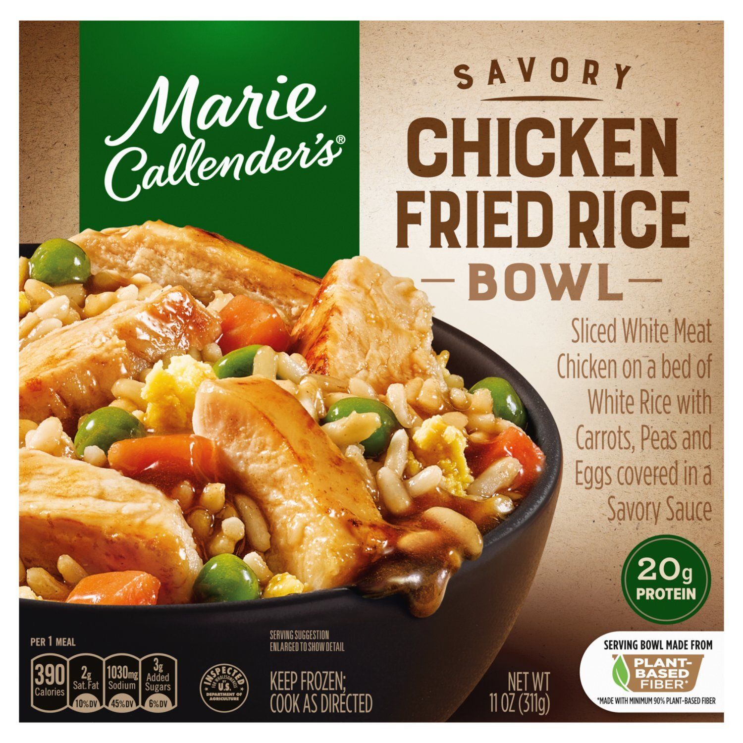 Marie Callender&#39;s Savory Chicken Fried Rice Bowl, 11 oz