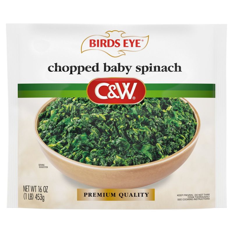Birds Eye C&amp;W Chopped Baby Spinach, 16 oz