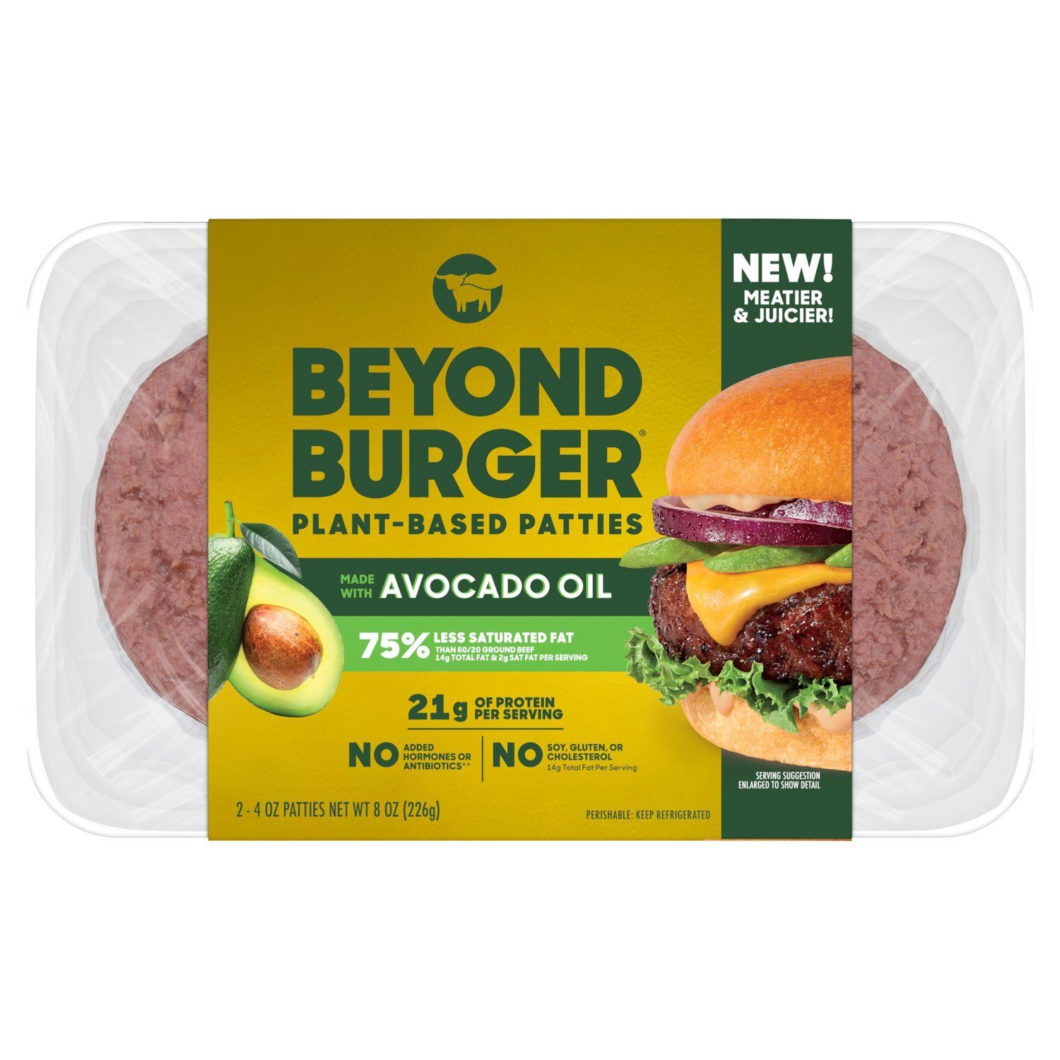 Beyond Burger Plant-Based Patties, 4 oz, 2 count