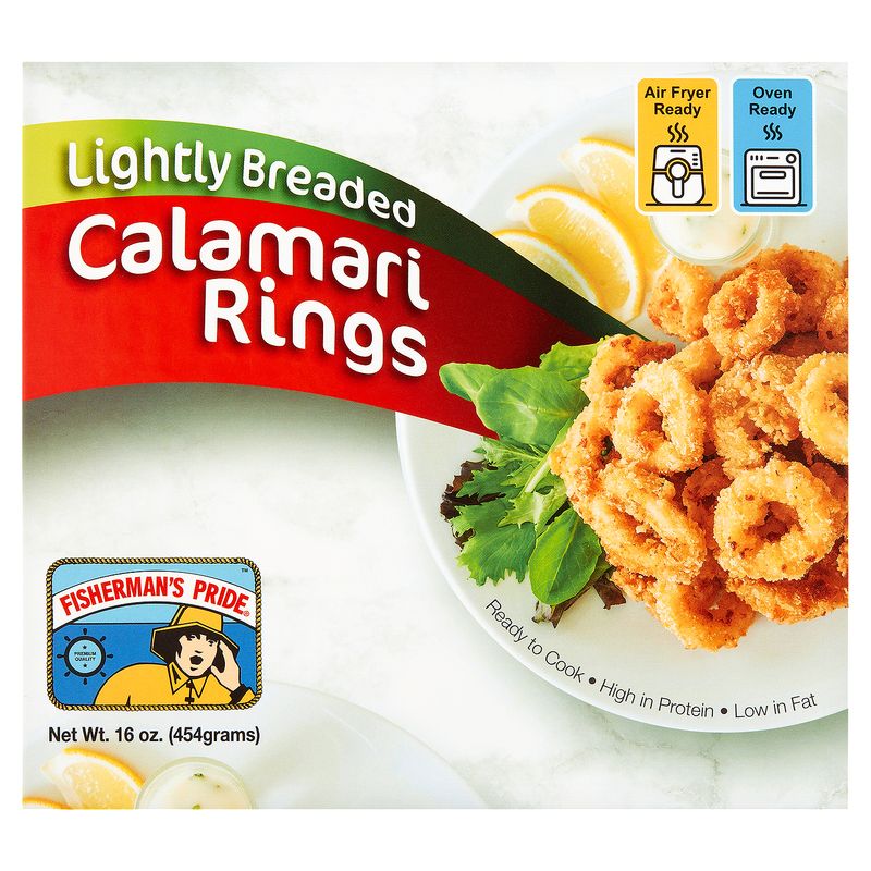 Fisherman&#39;s Pride Lightly Breaded Calamari Rings, 16 oz