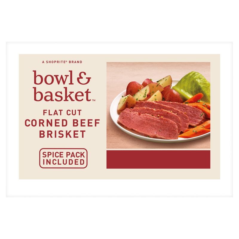 Bowl &amp; Basket Flat Cut Corned Beef Brisket