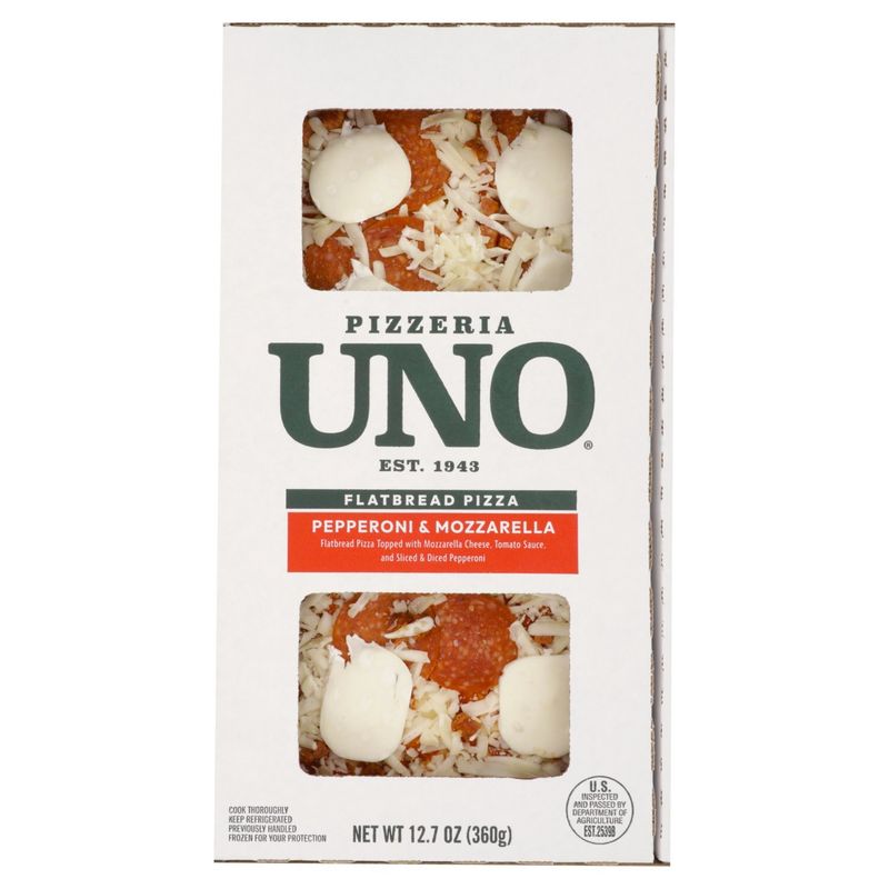 Pizzeria Uno Pepperoni &amp; Mozzarella Flatbread Pizza, 12.7 oz