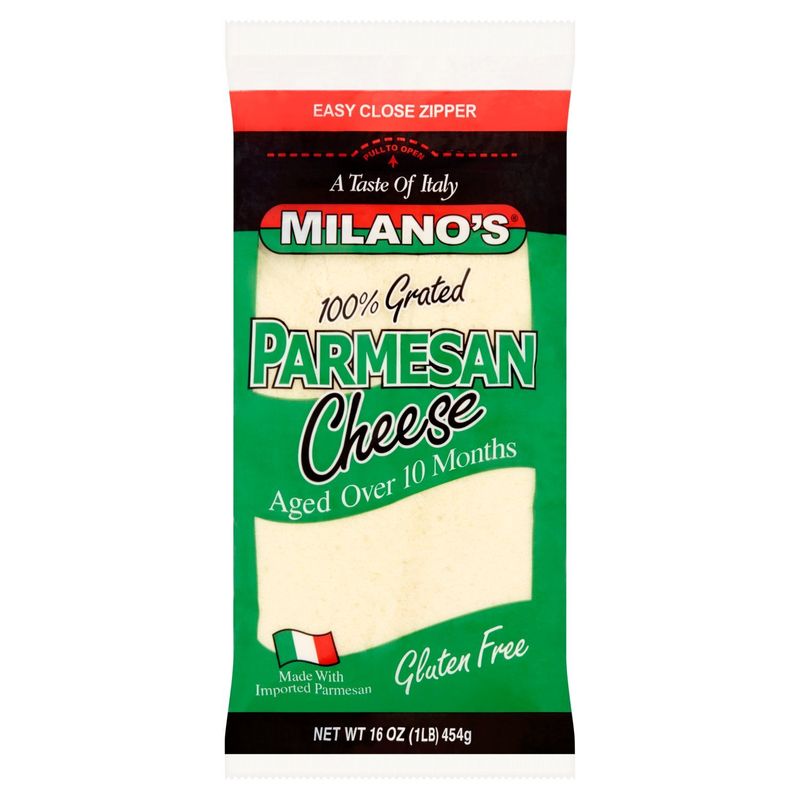 Milano&#39;s 100% Grated Parmesan Cheese, 16 oz