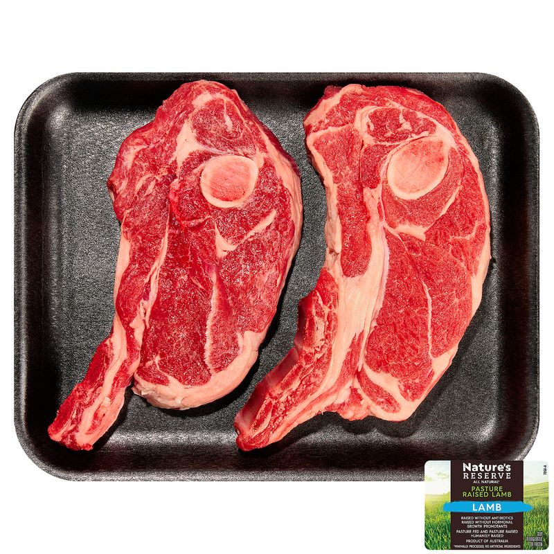 Nature&#39;s Reserve Australian Lamb Chop, Shoulder Round Bone