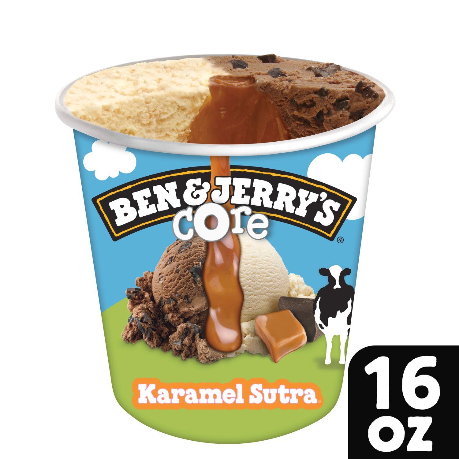 Ben &amp; Jerry&#39;s Karamel Sutra® Core Ice Cream Pint 16 oz