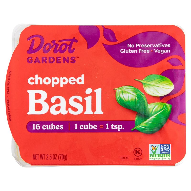 Dorot Gardens Chopped Basil, 16 count, 2.5 oz