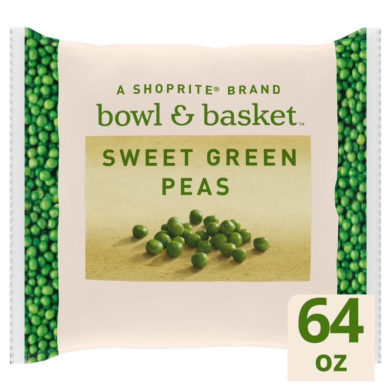 Bowl &amp; Basket Sweet Green Peas, 64 oz