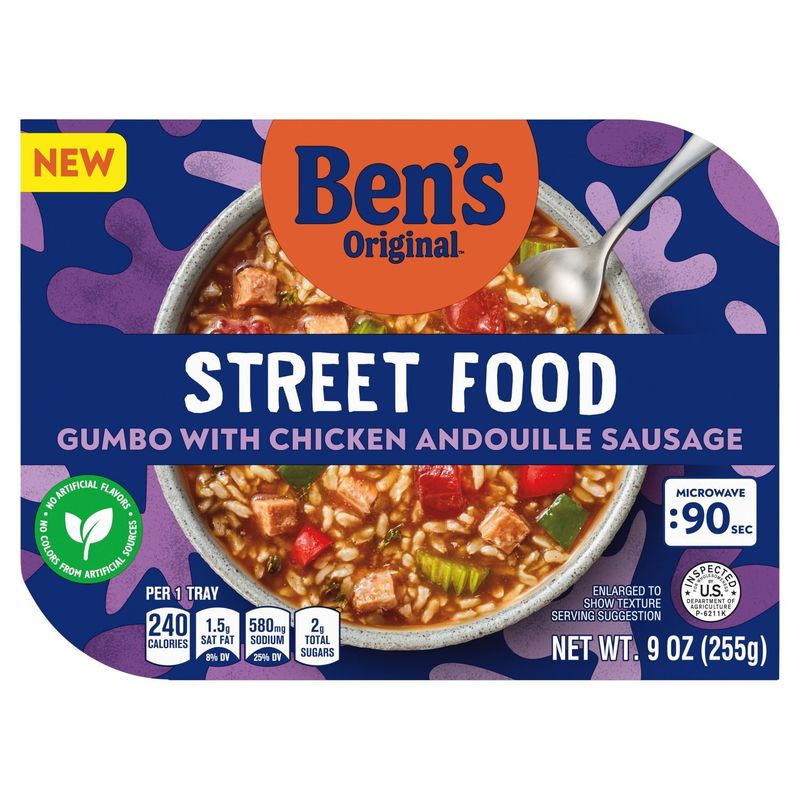 Ben&#39;s Original Street Food Gumbo with Chicken Andouille Sausage, 9 oz