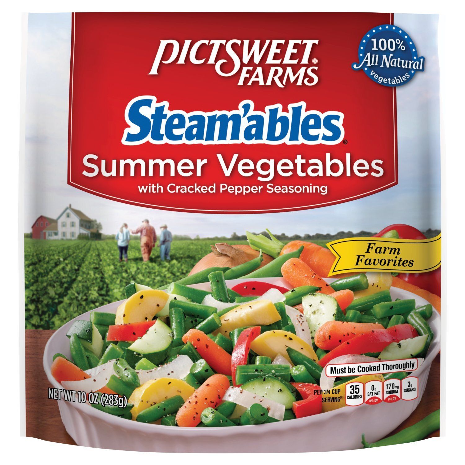 Pictsweet Farms Steam&#39;ables Summer Vegetables, 10 oz