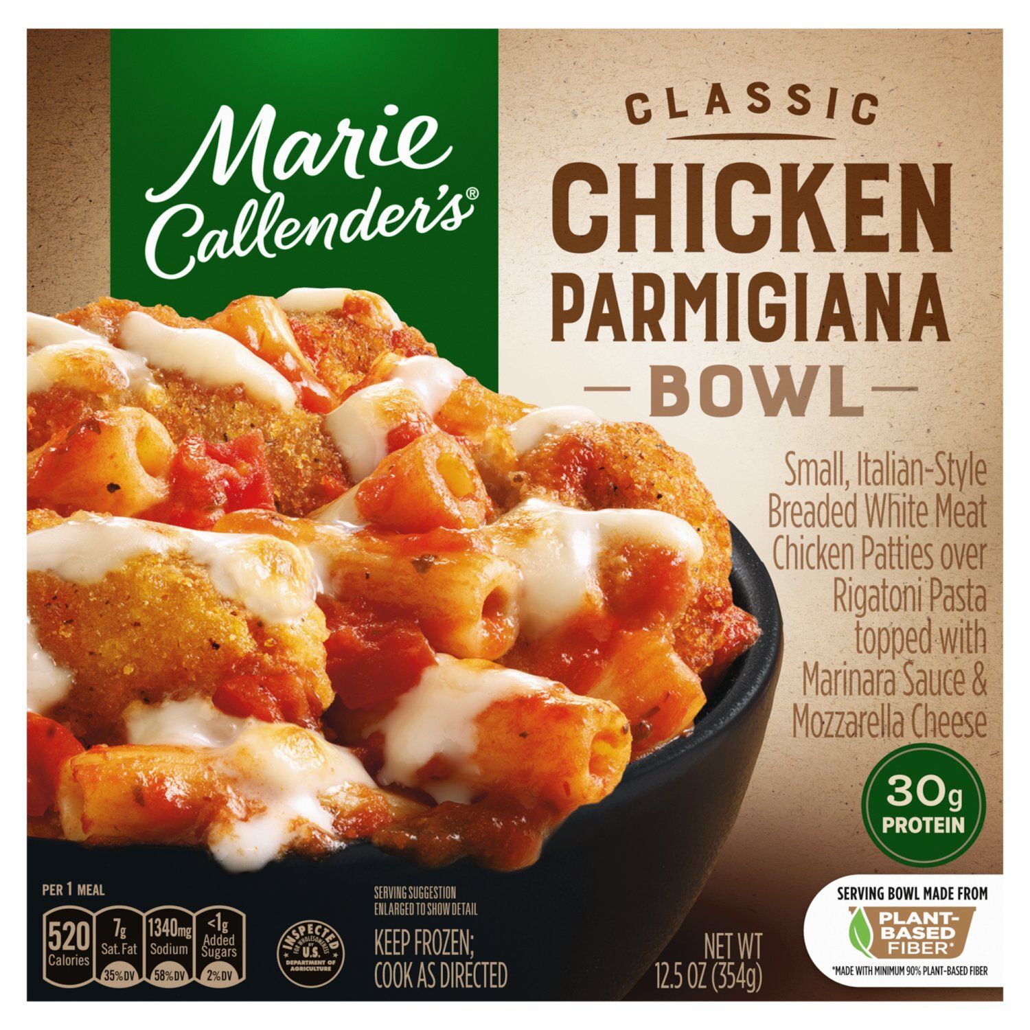 Marie Callender&#39;s Classic Chicken Parmigiana Bowl, 12.5 oz