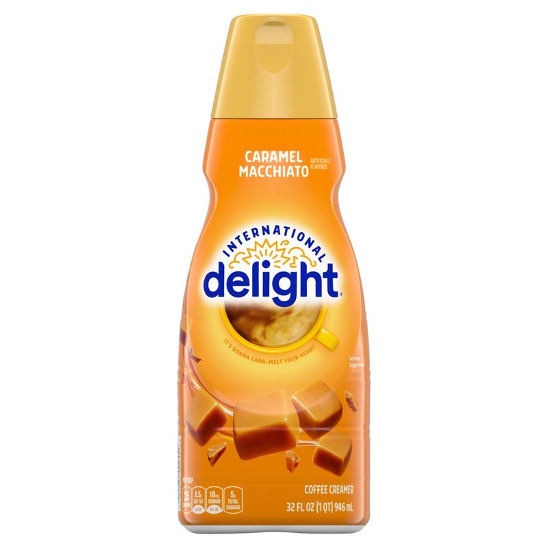International Delight Caramel Macchiato Coffee Creamer, 32 fl oz