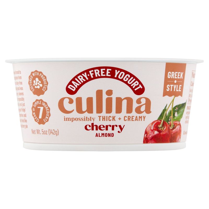 Culina Cherry Almond Dairy-Free Yogurt, 5 oz