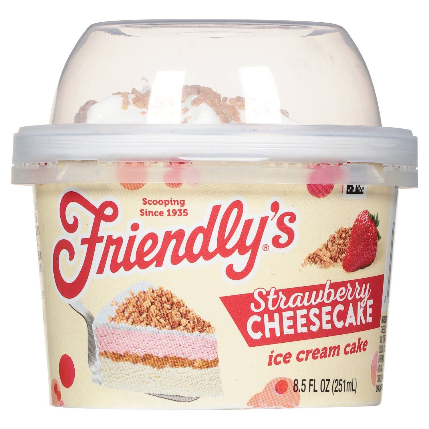 Friendly&#39;s Strawberry Cheesecake Ice Cream Cake, 8.5 fl oz