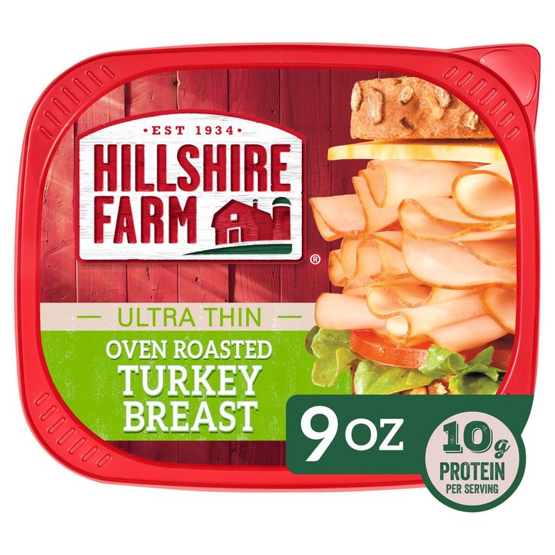 Hillshire Farm Ultra Thin Oven Roasted Turkey Breast, 9 oz