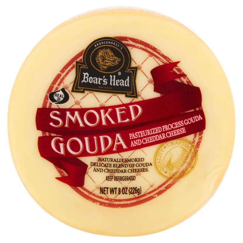 Boar&#39;s Head Smoked Gouda Cheese, 8 oz