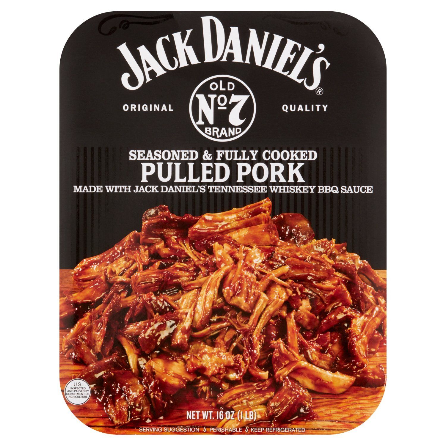 Jack Daniel&#39;s Seasoned &amp; Fully Cooked Pulled Pork, 16 oz