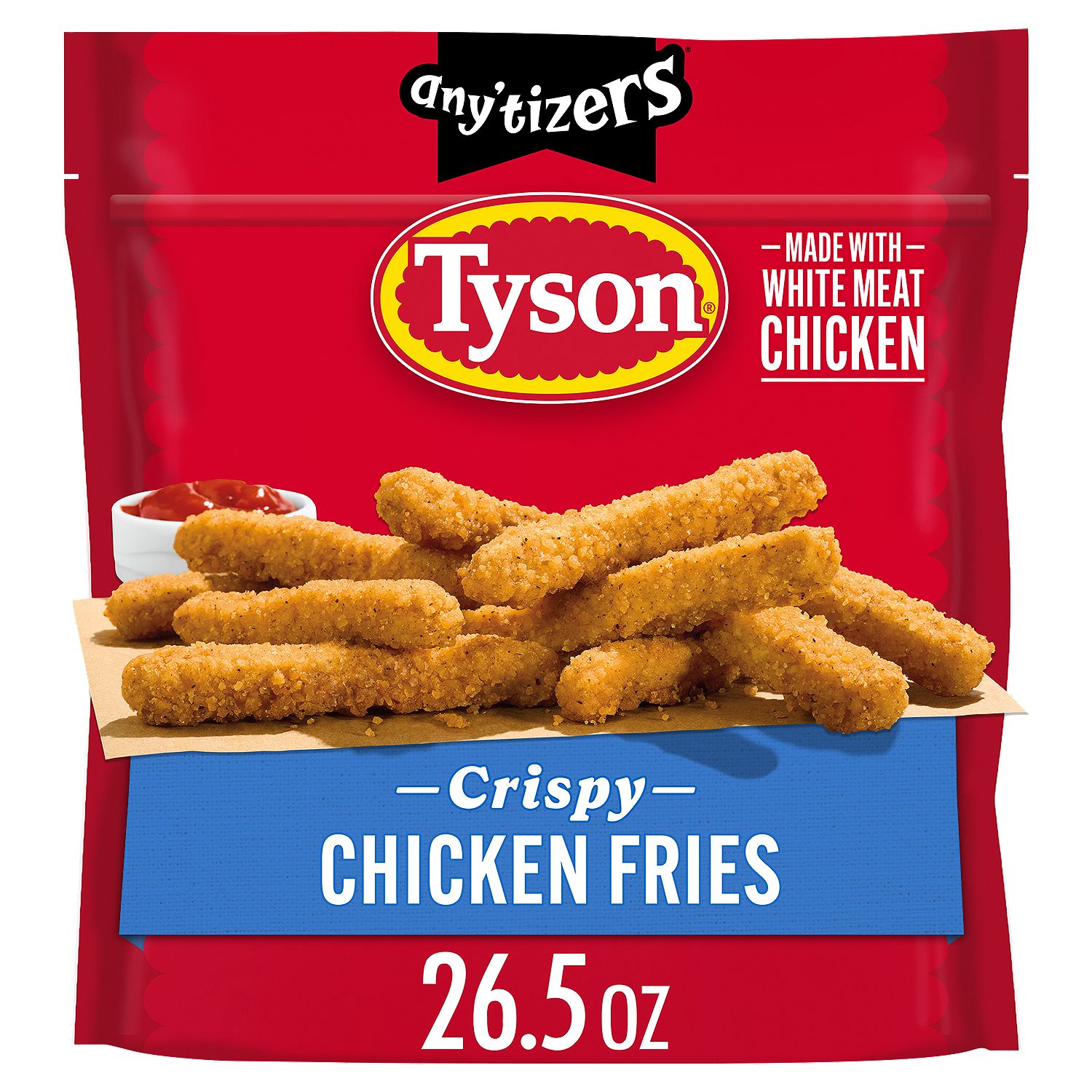 Tyson Any&#39;tizers Frozen Crispy Chicken Fries, 26.5 oz
