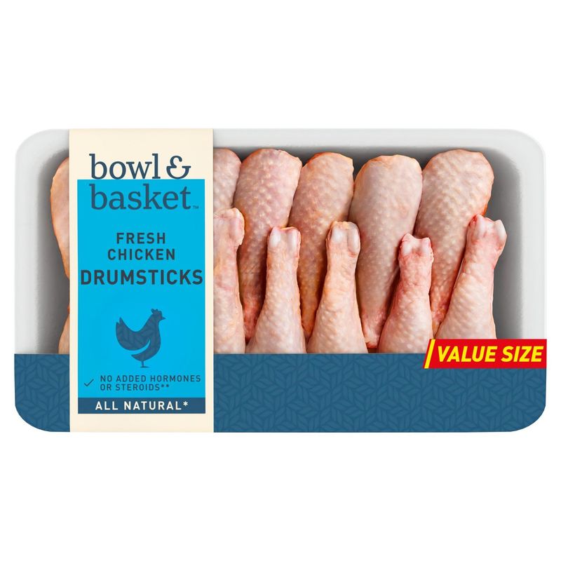 Bowl &amp; Basket Fresh Chicken Drumsticks Value Size