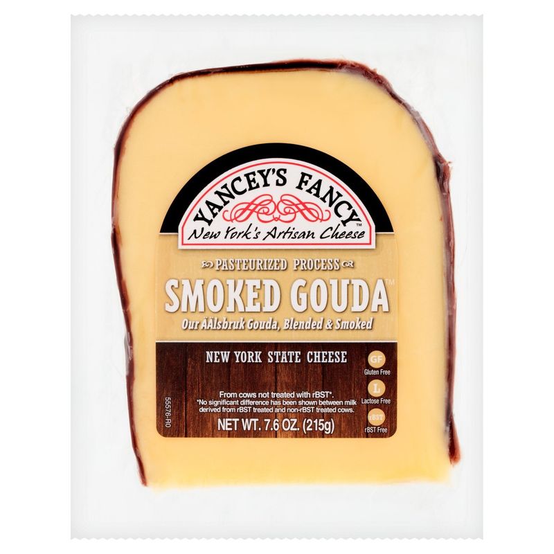 Yancey&#39;s Fancy Smoked Gouda New York State Cheese, 7.6 oz