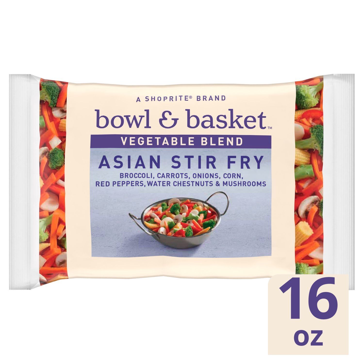 Bowl &amp; Basket Asian Stir Fry Vegetable Blend, 16 oz