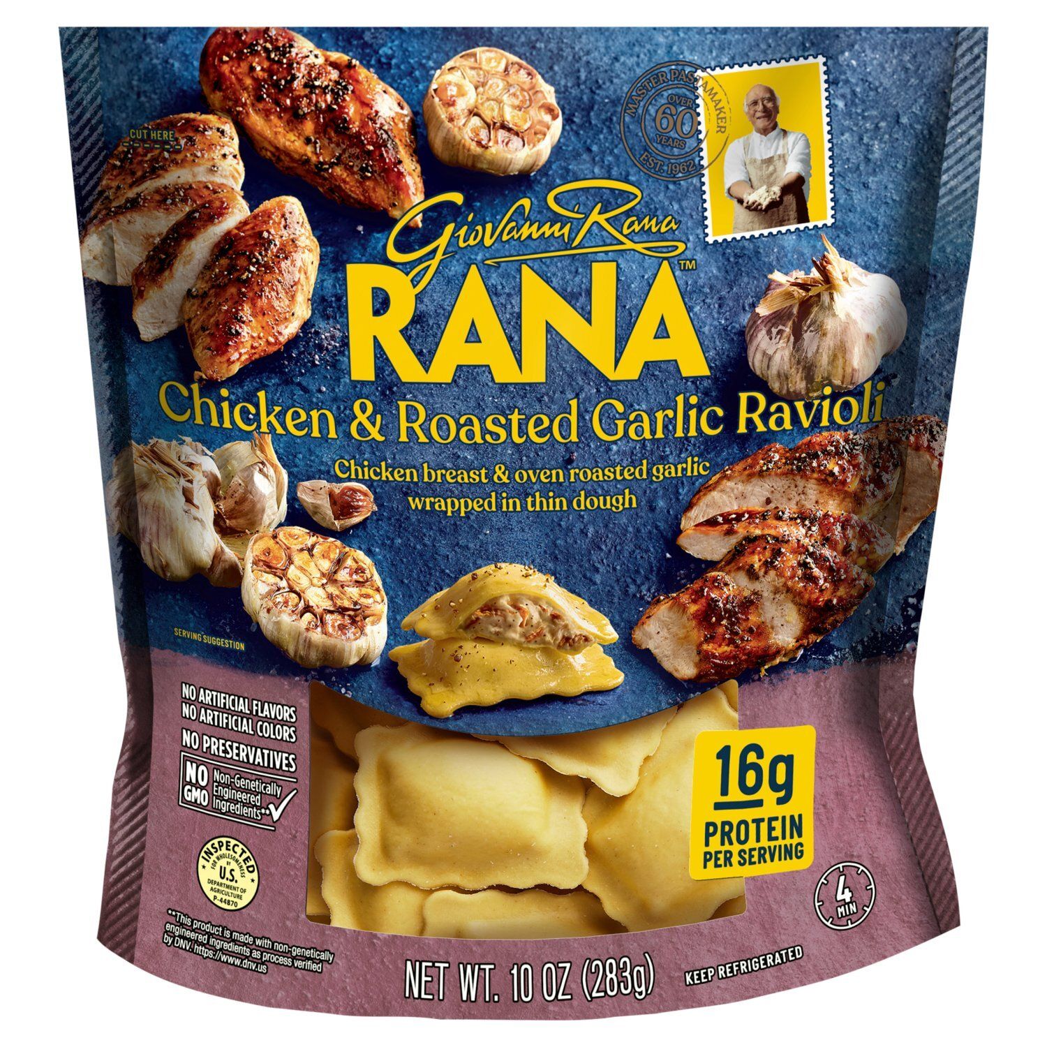 Rana Chicken &amp; Roasted Garlic Ravioli, 10 oz