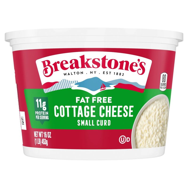 Breakstone&#39;s Fat Free Small Curd Cottage Cheese, 16 oz