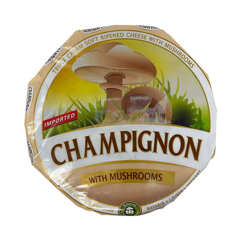 Champignon Brie Cheese with Mushrooms