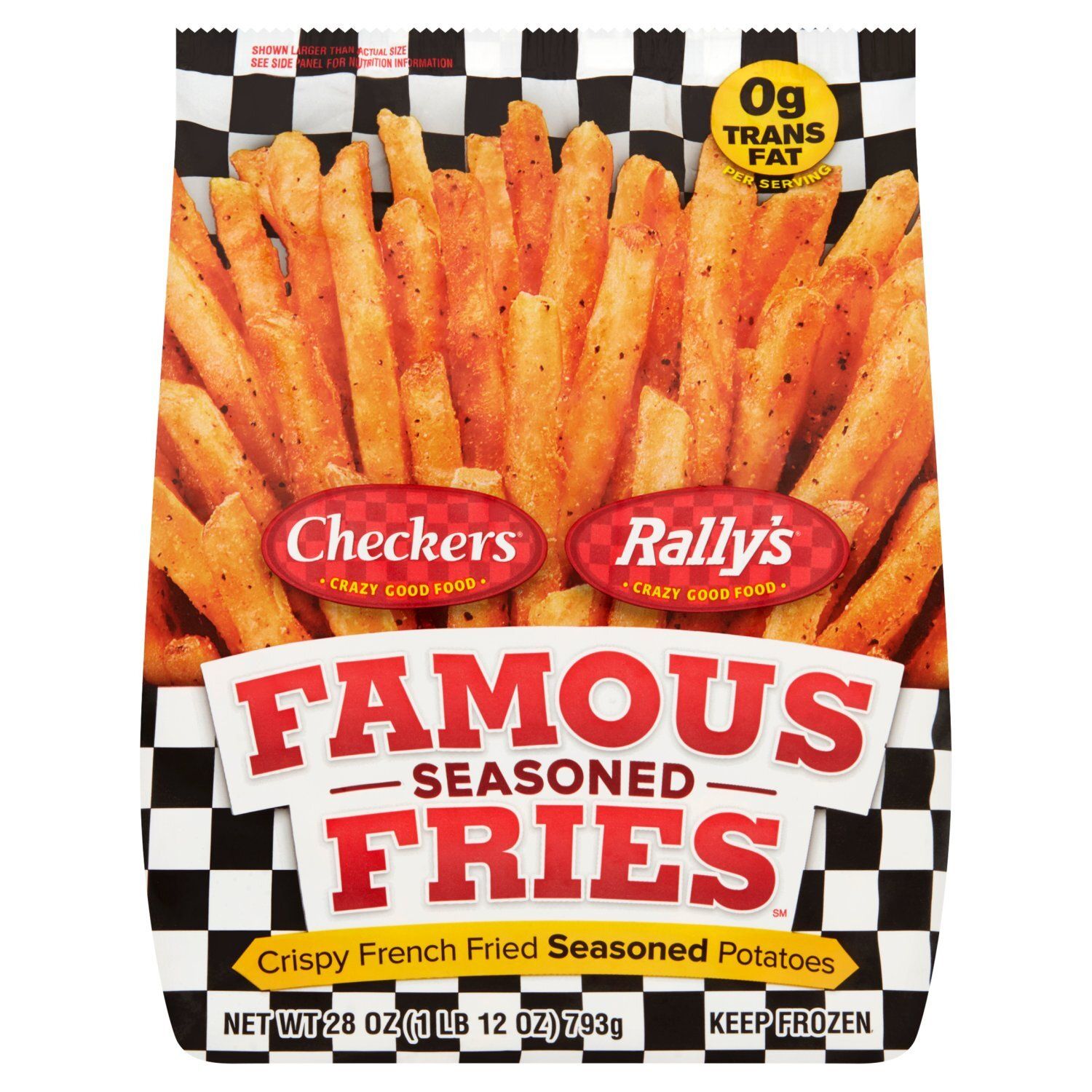 Checkers Rally&#39;s Famous Seasoned Fries, 28 oz