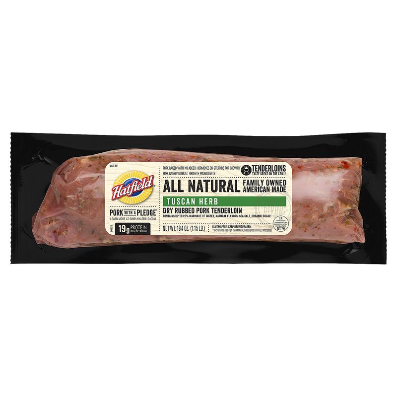 Hatfield Tuscan Herb Dry Rubbed Pork Tenderloin, 18.4 oz