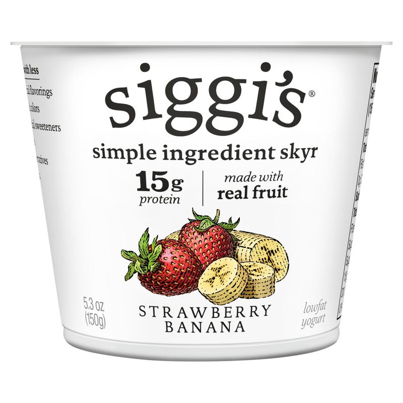 Siggi&#39;s Strawberry Banana Lowfat Yogurt, 5.3 oz