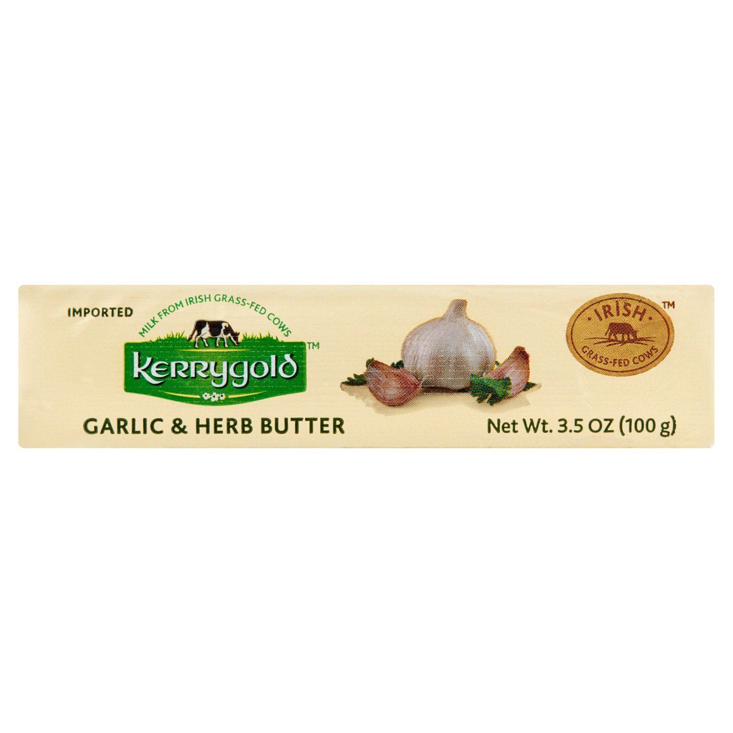 Kerrygold Garlic &amp; Herb Butter, 3.5 oz