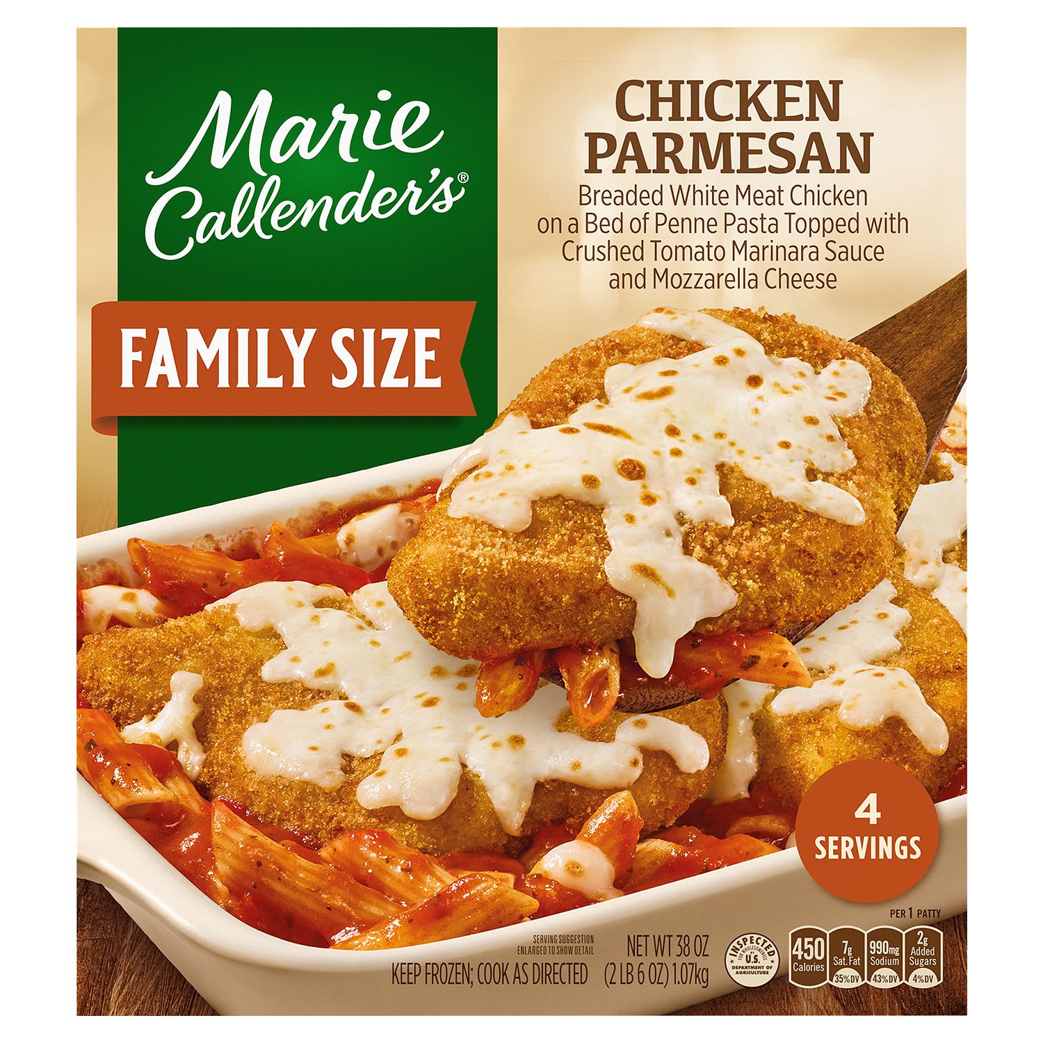 Marie Callender&#39;s Chicken Parmesan Family Size, 38 oz