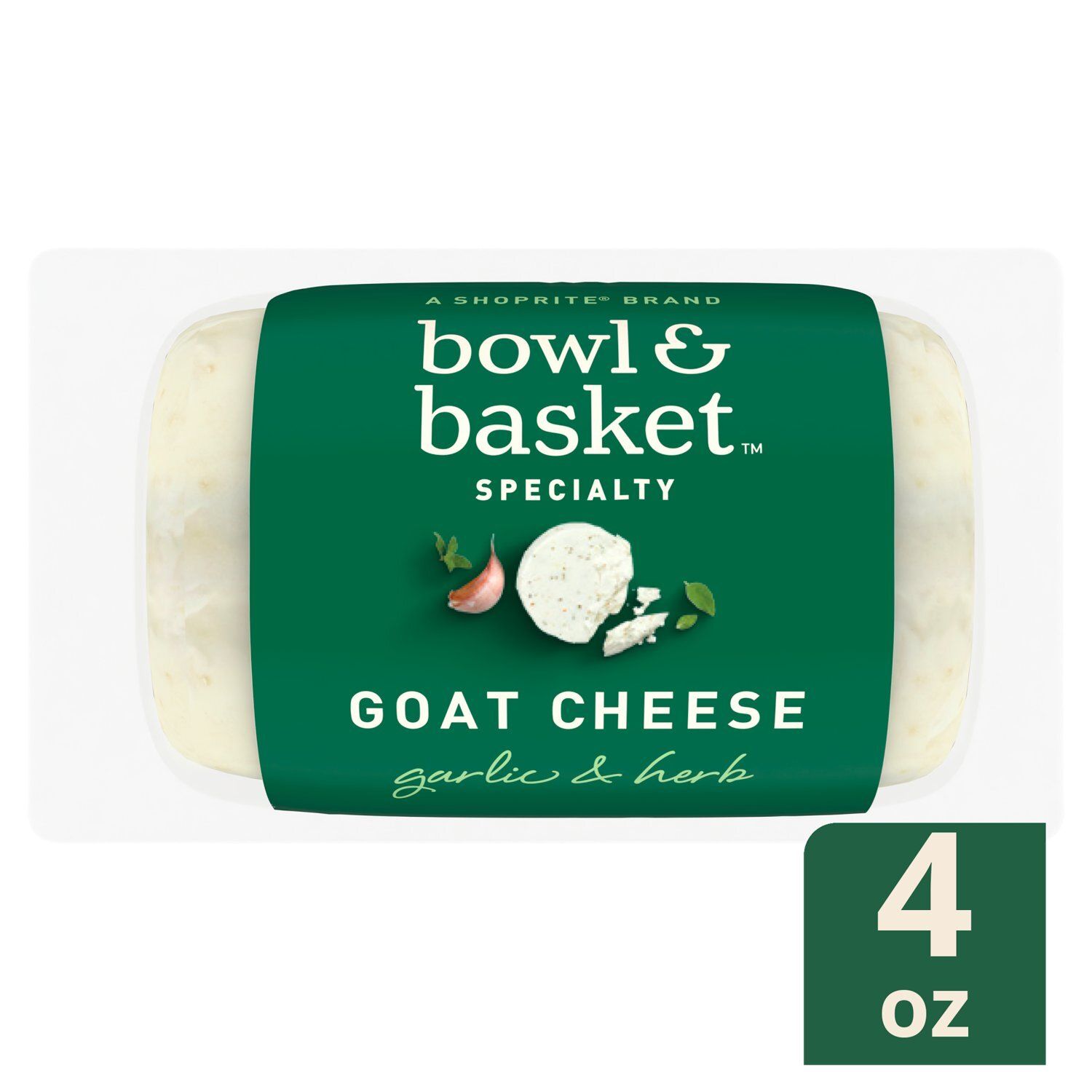 Bowl &amp; Basket Specialty Garlic &amp; Herb Goat Cheese, 4 oz