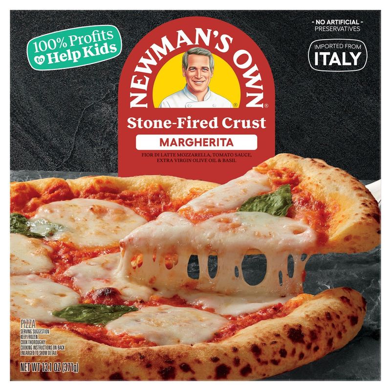 Newman&#39;s Own Margherita Stone-Fired Crust Pizza, 13.1 oz