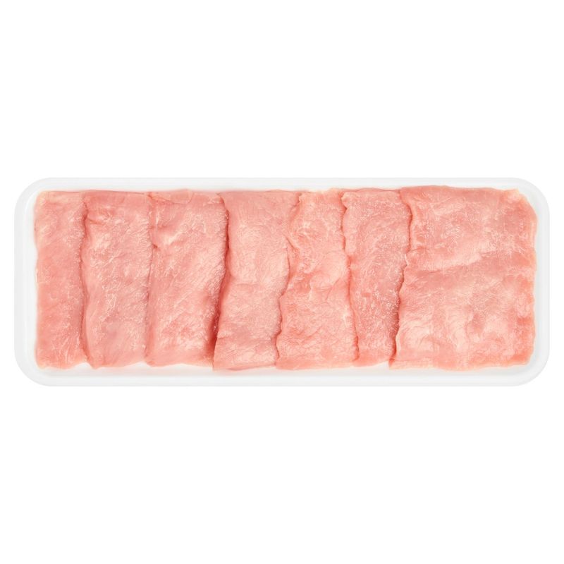 Fresh Pork Loin for Scalloppini, Boneless, Average Weight 1.5 lb Pack