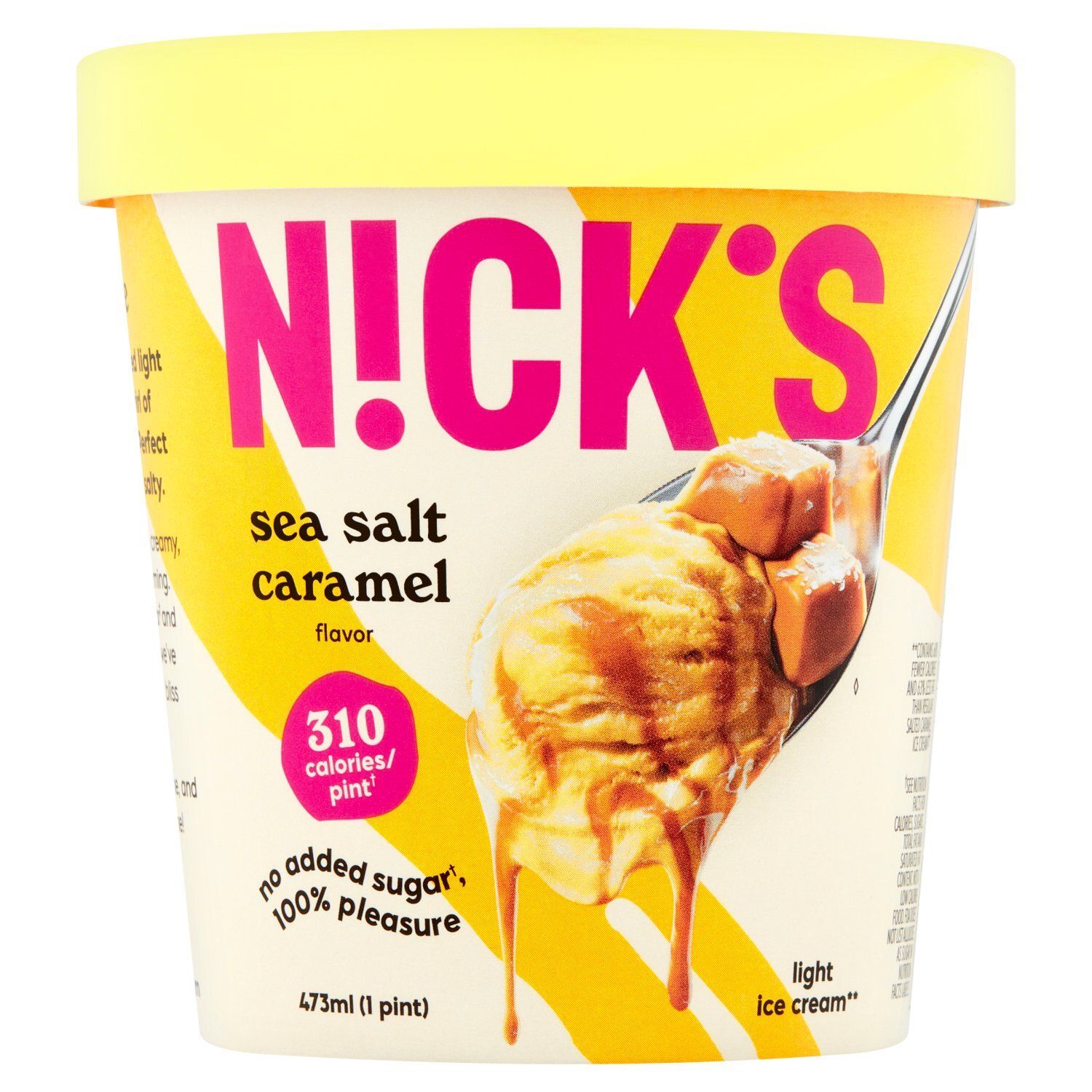 Nick&#39;s Sea Salt Caramel Flavor Light Ice Cream, 1 pint
