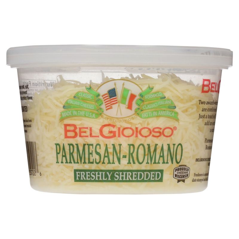 Belgioioso Parmesan-Romano Freshly Shredded Cheese, 5 oz