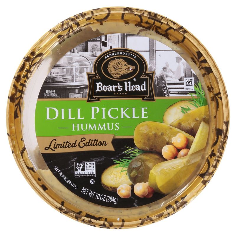 Boar&#39;s Head Dill Pickle Hummus Limited Edition, 10 oz