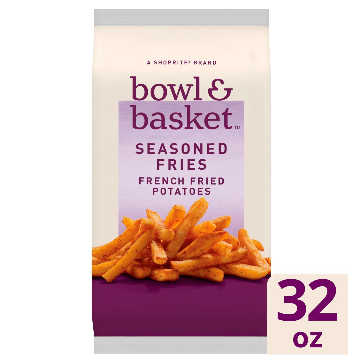 Bowl &amp; Basket French Fried Potatoes Seasoned Fries, 32 oz