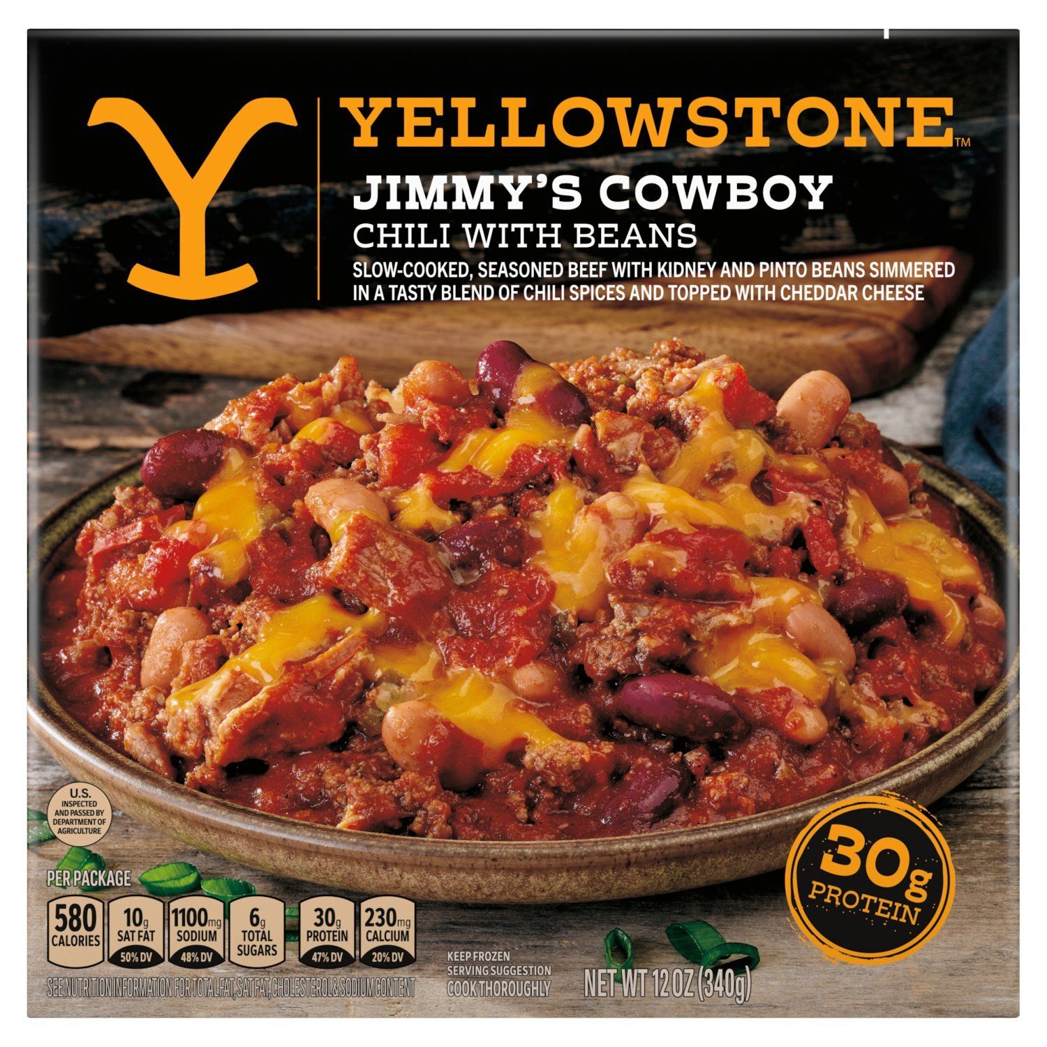Yellowstone Jimmy&#39;s Cowboy Chili with Beans, 12 oz