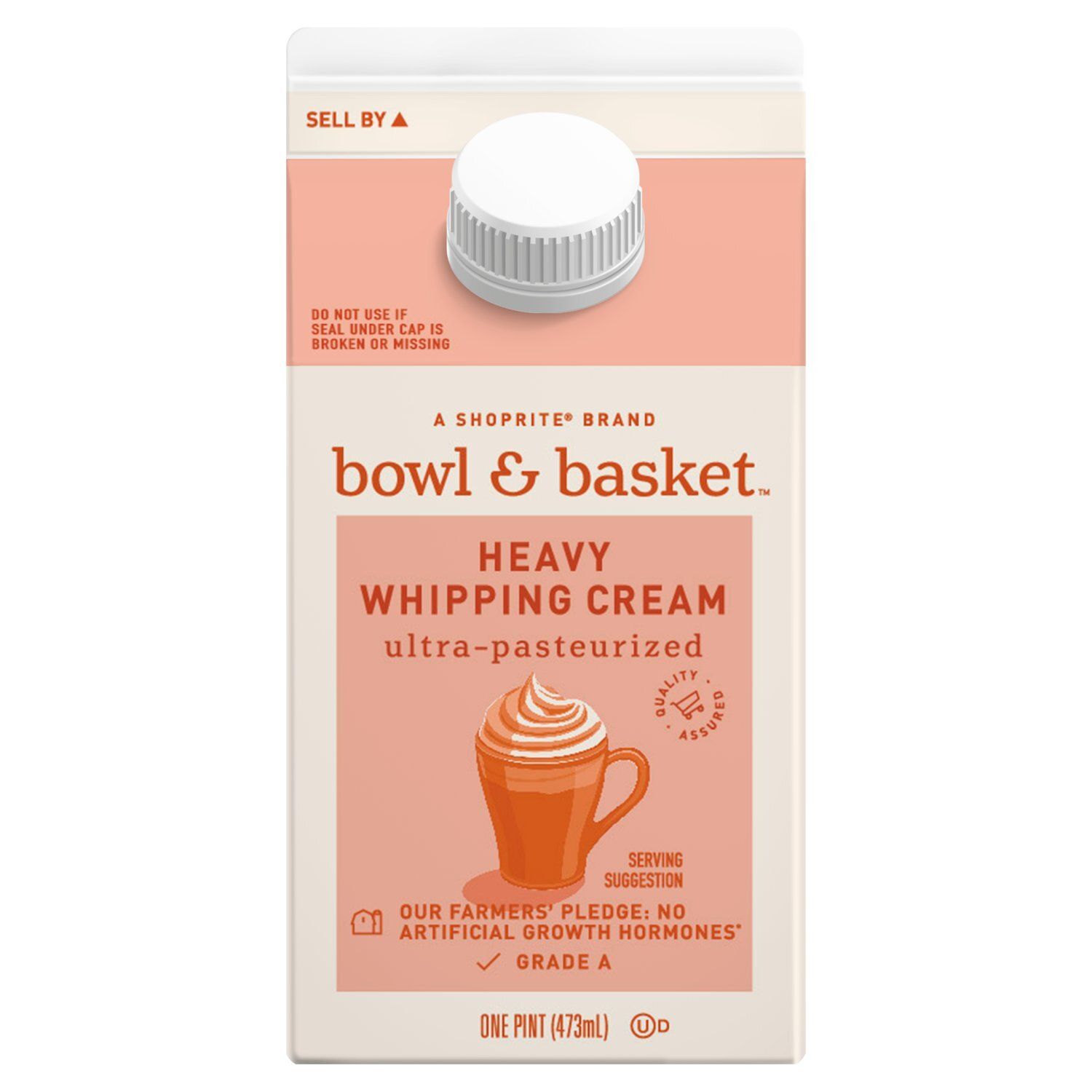 Bowl &amp; Basket Heavy Whipping Cream, one pint