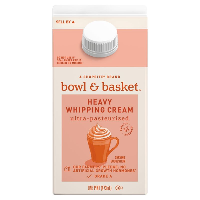 Bowl &amp; Basket Heavy Whipping Cream, one pint