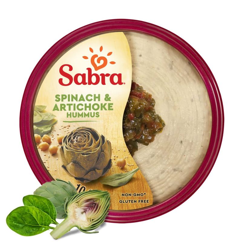 Sabra Spinach &amp; Artichoke Hummus, 10 oz