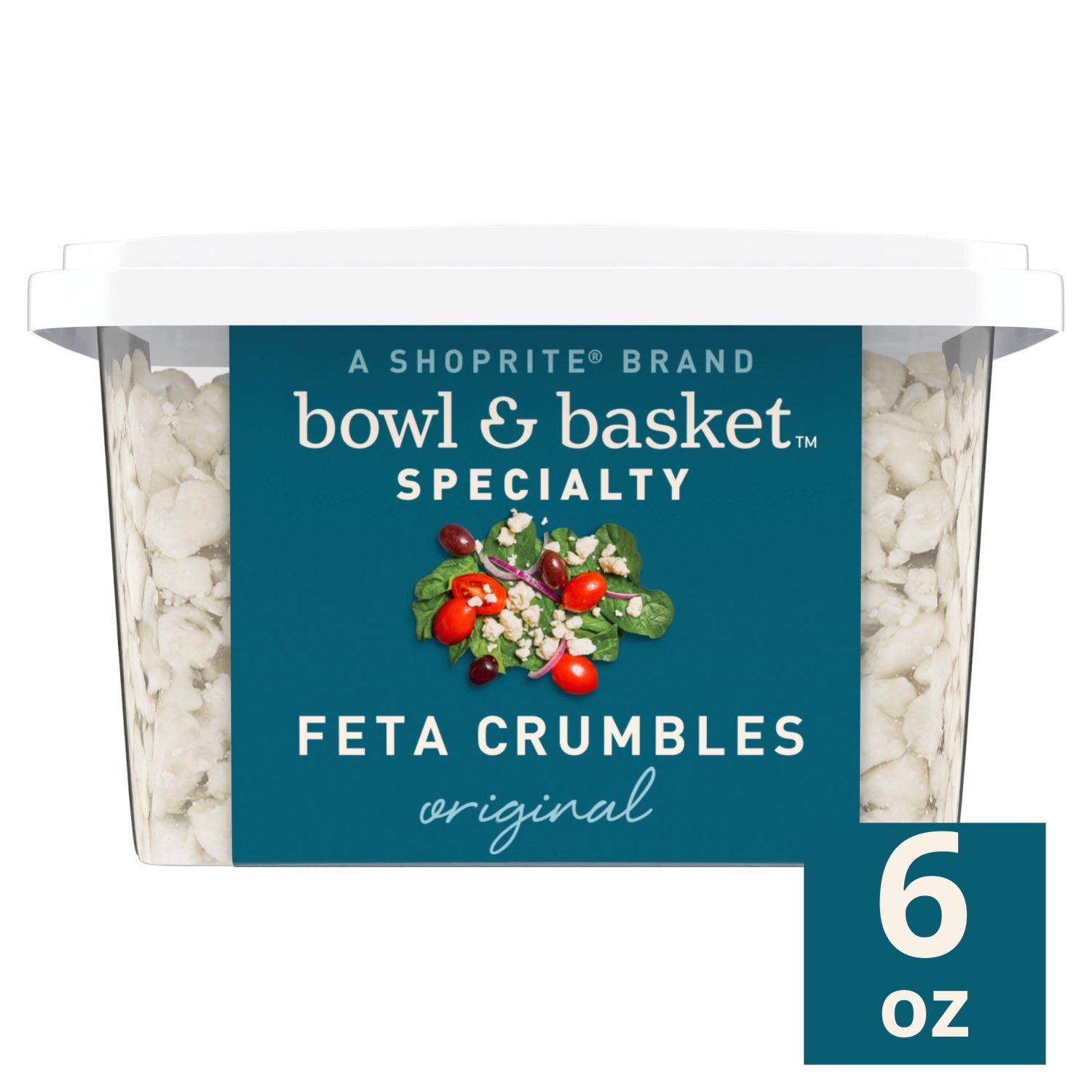 Bowl &amp; Basket Specialty Original Feta Crumbles, 6 oz